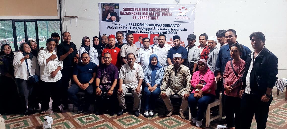 Gelorakan Revolusi Pasar Rakyat, Ketum APKLI: Kopdes Merah Putih Dan Danantara Harus Jadi Mitra PKL UMKM