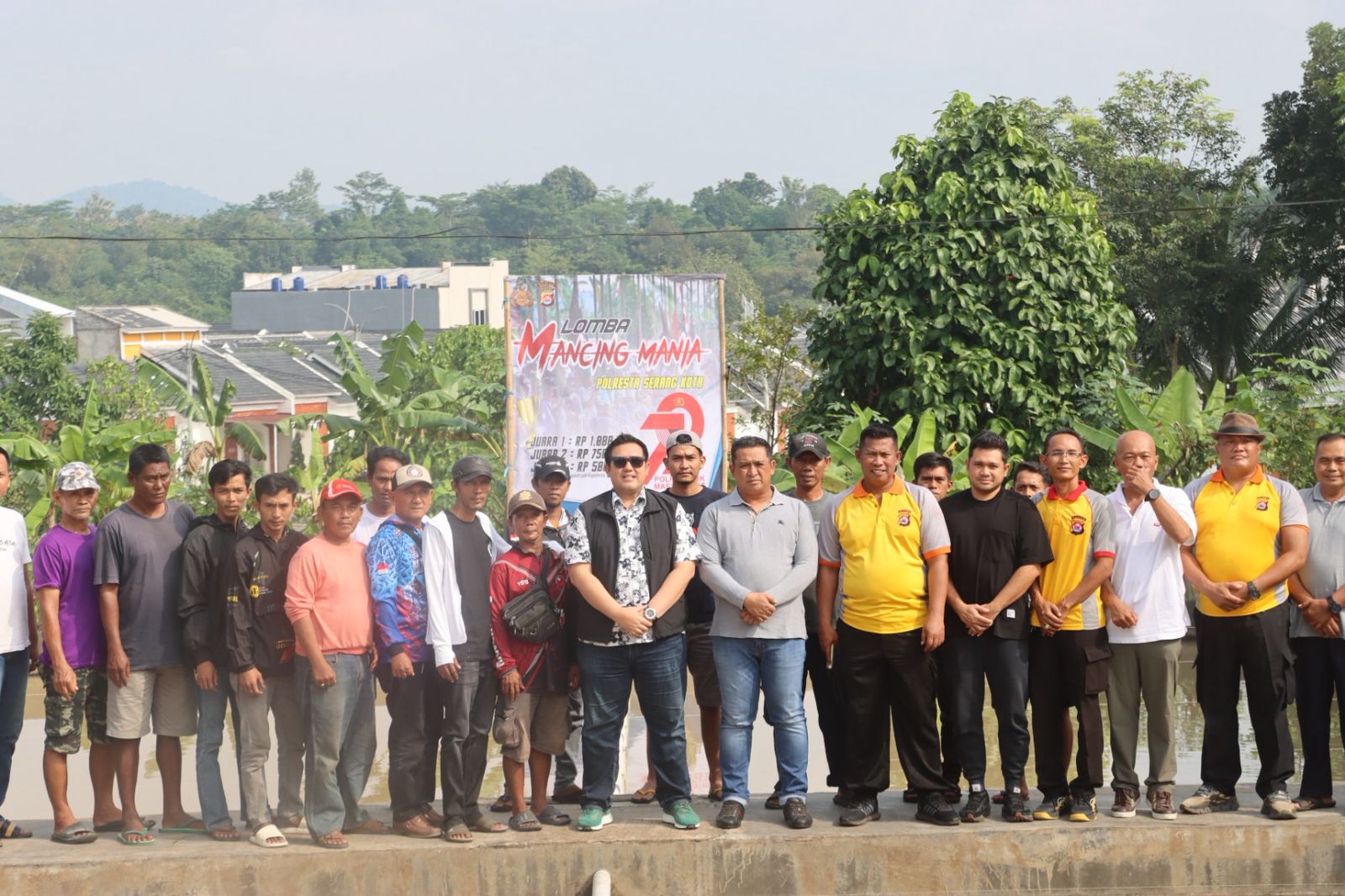 Kapolresta Serang Kota Gelar Lomba Mancing Mania Bersama Masyarakat, Dalam Rangka HUT Bhayangkara Ke 79 Tahun