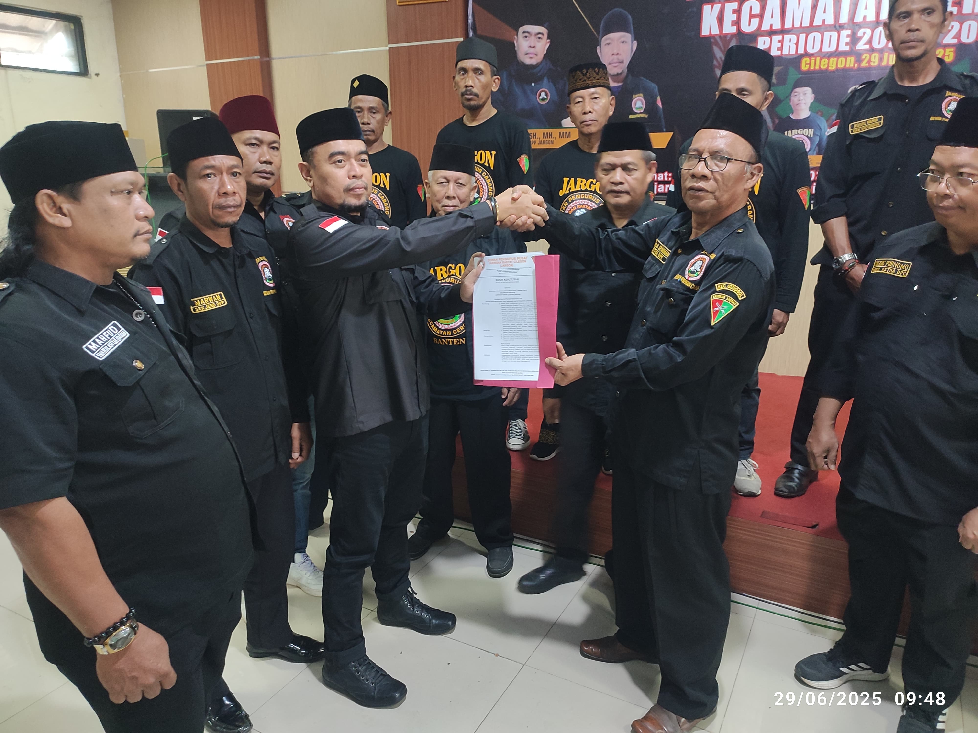 H.Sariman Resmi Dilantik Sebagai Ketua JARGON Grogol, Siap Jalankan Program Sosial