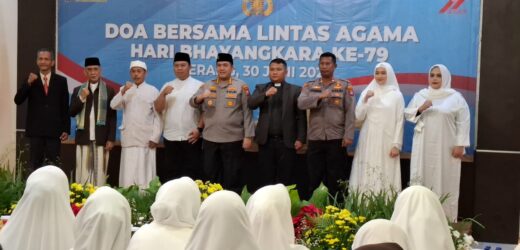 Polresta Serang Kota Laksanakan Doa Bersama Lintas Agama Dalam Rangka HUT Bhayangkara Ke-79