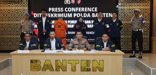 Polda Banten Tangkap Pelaku Intimidasi Kontraktor Proyek Pembangunan PT. CAA Di Cilegon