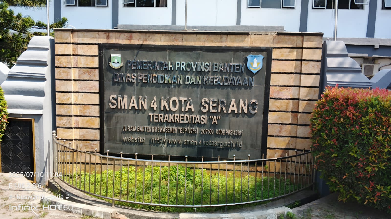 Siswa Warga Kasemen Kecewa Terhadap Pelaksanaan SPMB SMA Negeri 4 Kota Serang