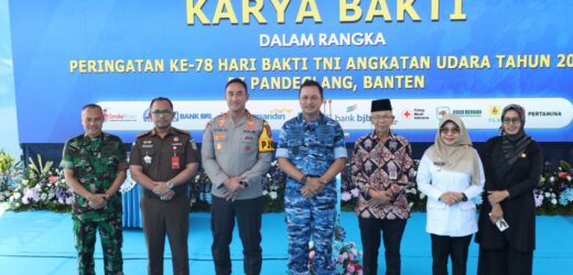 Kapolda Banten Hadiri Karya Bakti TNI AU ke-78