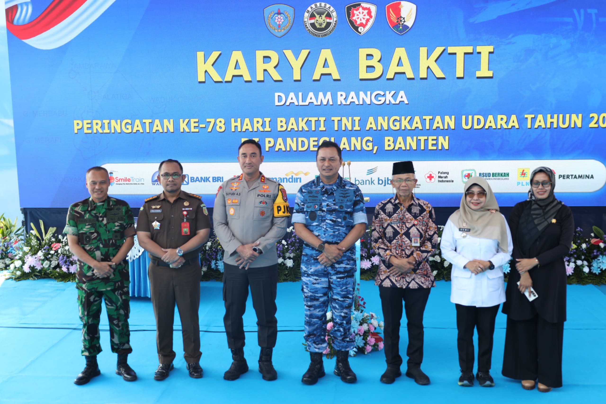 Kapolda Banten Hadiri Karya Bakti TNI AU ke-78