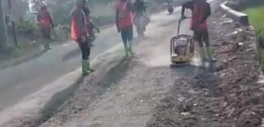 Pekerjaan Rehabilitasi Ruas Jalan Warung Jaud – Kasemen, Disoal LSM KPK- Nusantara Perwakilan Banten
