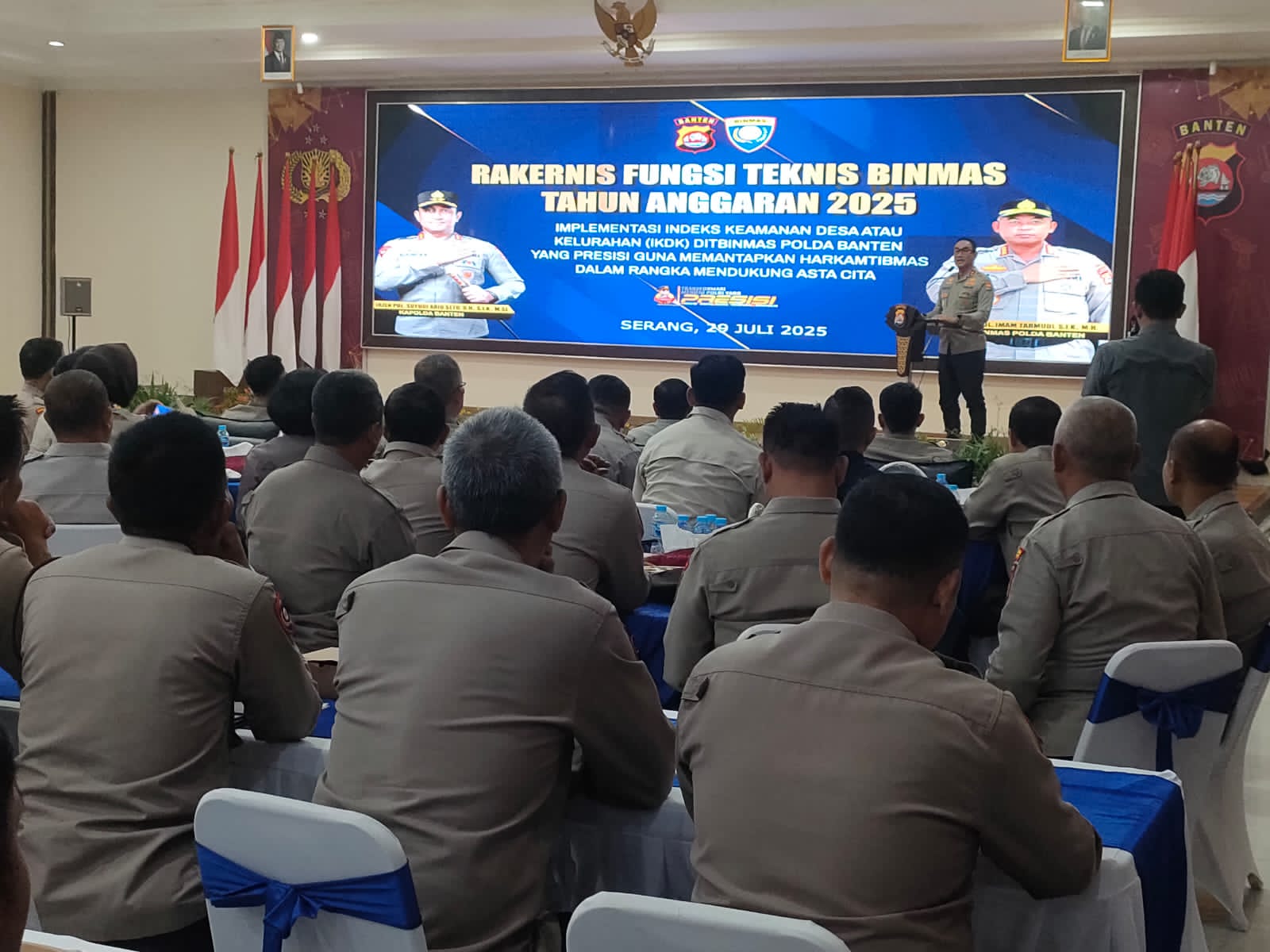Kapolda Banten: Fungsi Binmas Garda Terdepan Polri dalam Mewujudkan Harkamtibmas Presisi dan Mendukung Indonesia Emas 2045