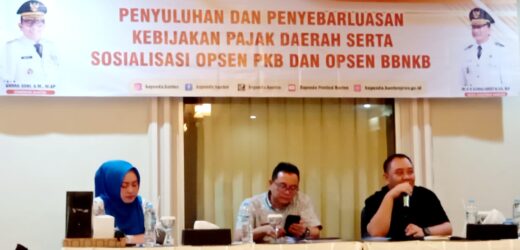 Bapenda Banten Sosialisasikan Kebijakan Pajak Daerah dan Opsen PKB-BBNKB di Serang