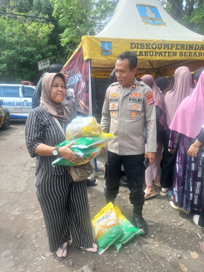 Program Pasar Pangan Murah di Taman Ciruas Permai Bantu Ringankan Beban Masyarakat