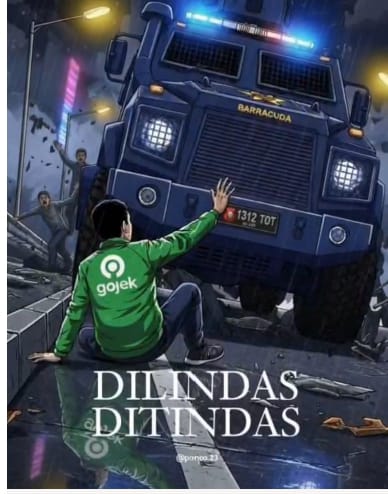 Driver Ojol Tewas Dilindas Barracuda Brimob Saat Aksi Demo: Equality Before The Law Hanya Slogan Kosong di Indonesia