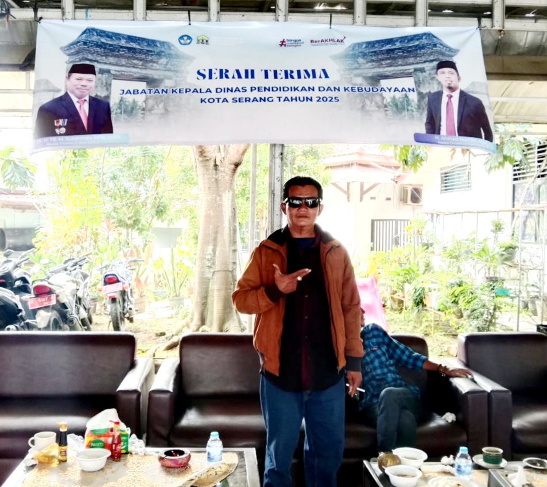 Ketua LSM TRIGA Nusantara Kota Serang mengucapkan Selamat Bertugas Kadis Dindik Kota Serang