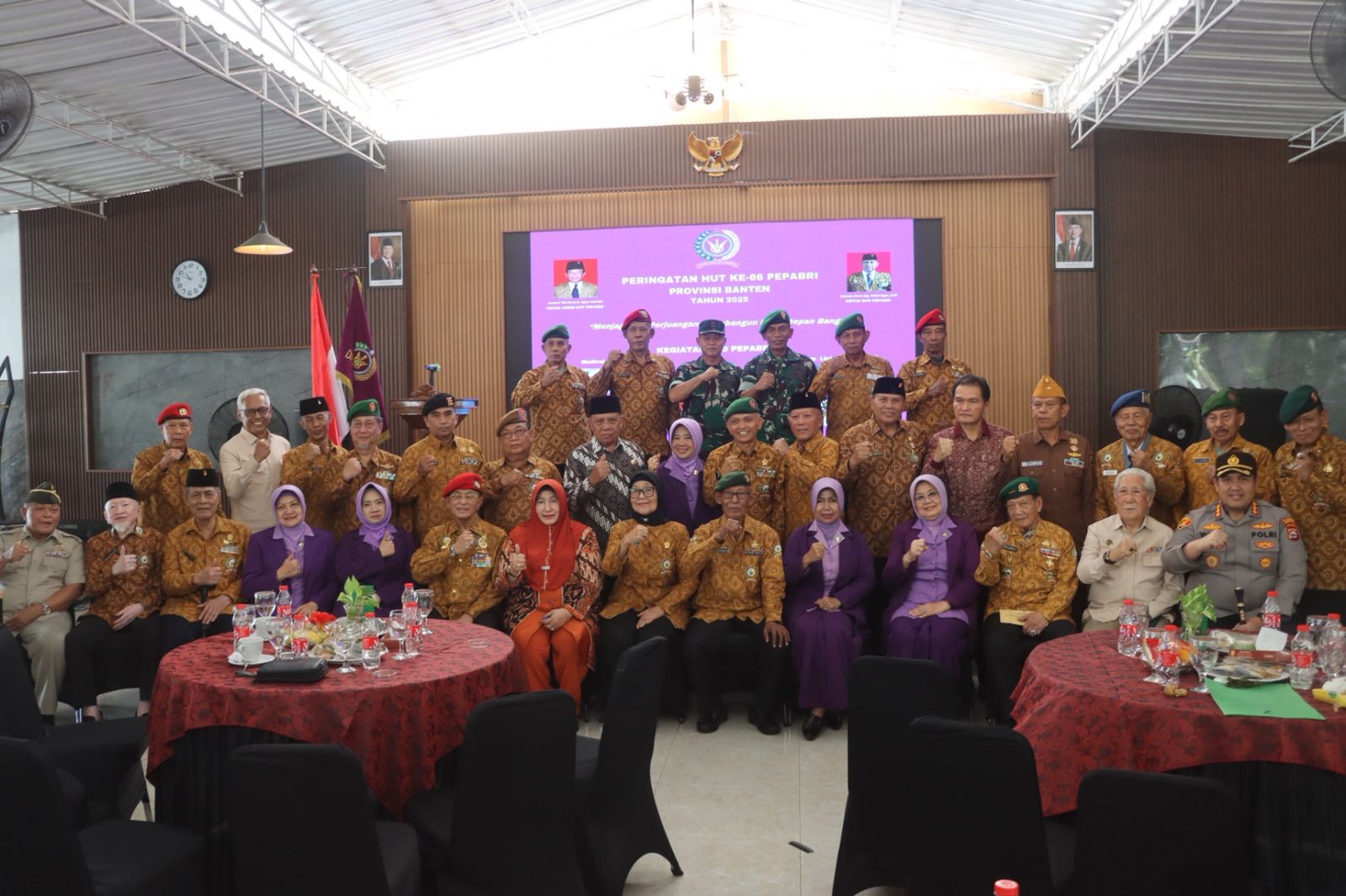 Kapolresta Serang Kota Hadiri Syukuran HUT PEPABRI Provinsi Banten ke 66