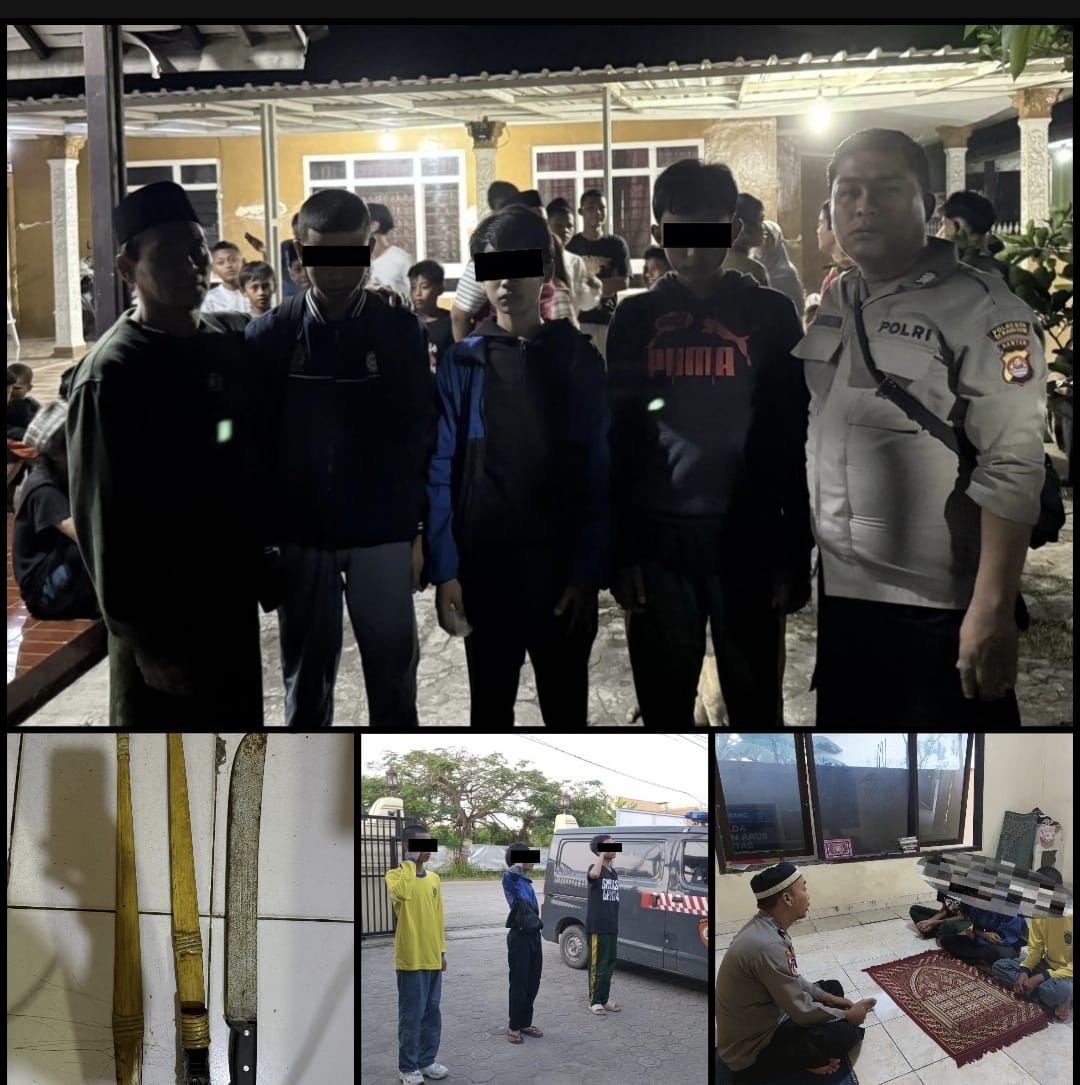 Polsek Kasemen Polresta Serkot Berhasil Gagalkan Tawuran Pelajar di Kasunyatan