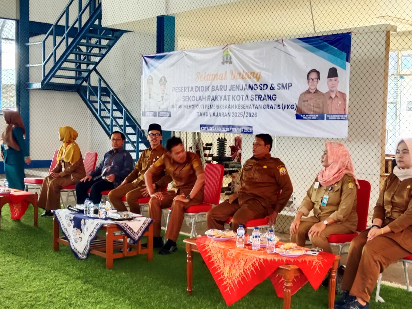 Peserta Didik Sekolah Rakyat Jenjang SD & SMP Kota Serang Ikuti Pemeriksaan Kesehatan Gratis