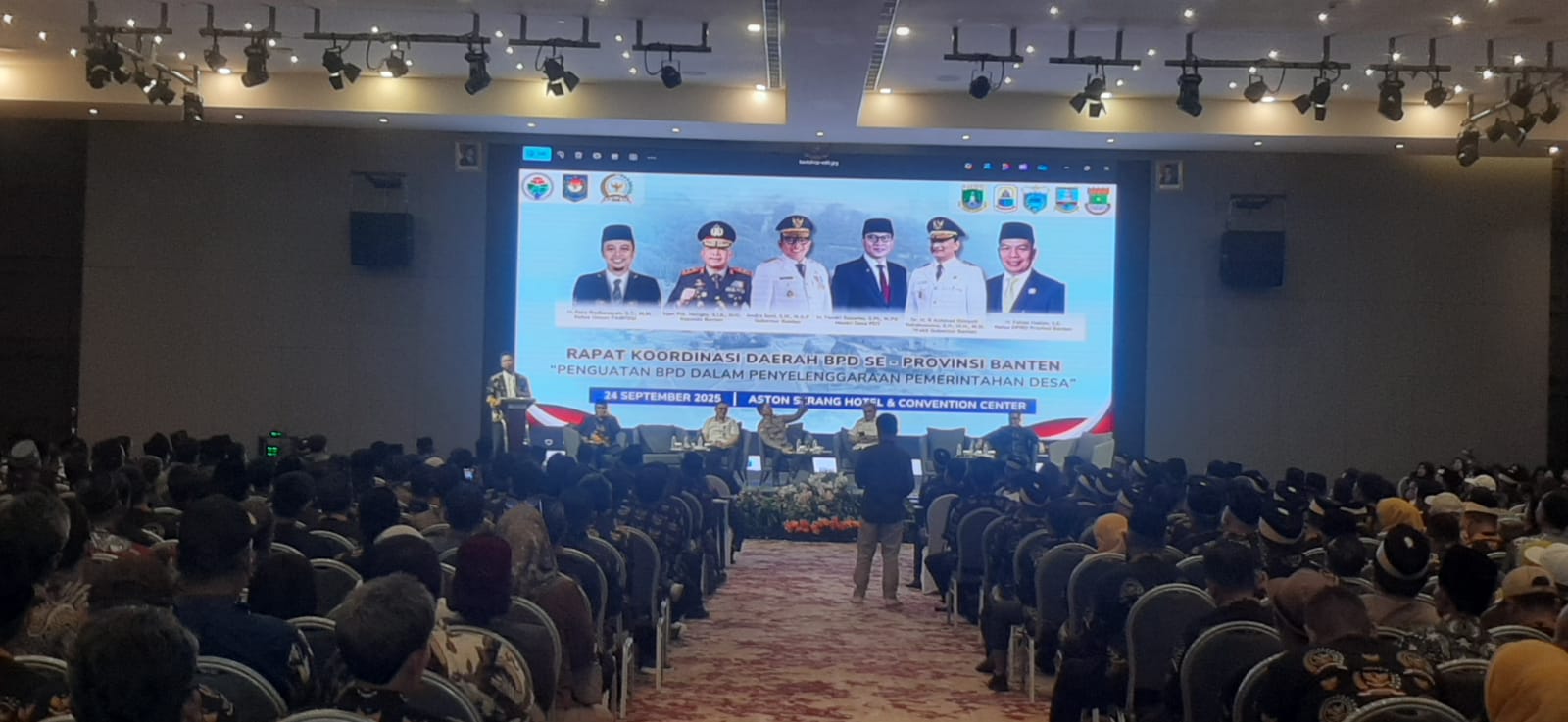 “Penguatan DPD Dalam Penyelenggaraan Pemerintahan Desa” Di Rapat Koordinasi Daerah BPD Se-Provinsi Banten