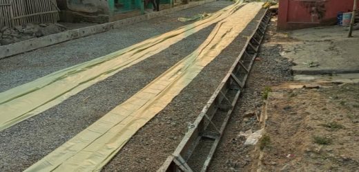 Proyek Betonisasi Ruas Jalan Sadik-Simangu Tersendat, Diduga Kontraktor Tidak Mempunyai Modal