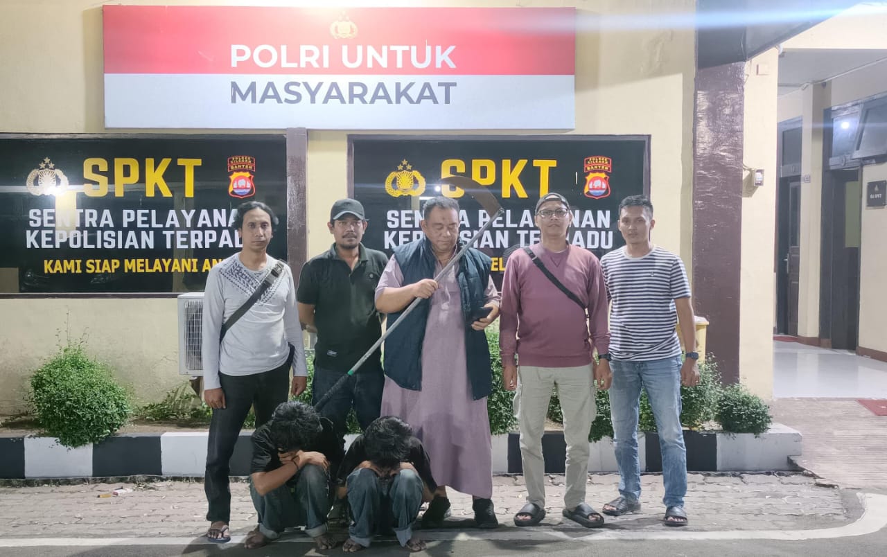 Janjian Tawuran Lewat Medsos, Polres Cilegon Banten Ringkus Ramaja 14 Tahun Bersenjata Celurit