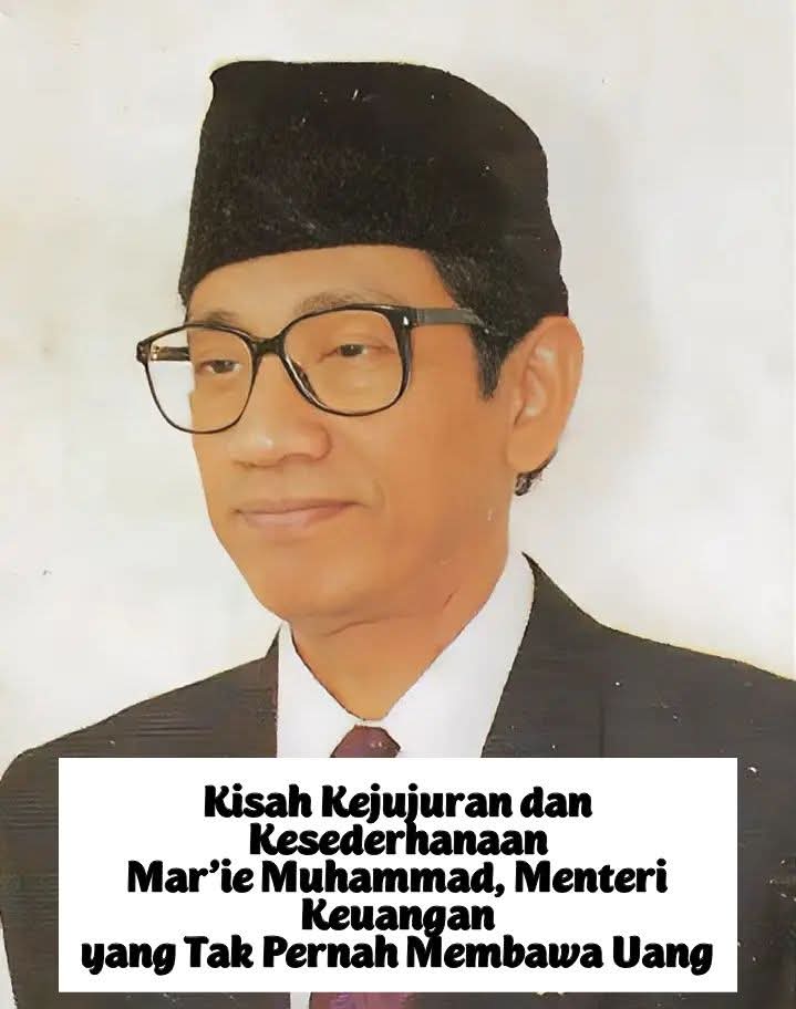 Dompet Tipis Sang ‘Mr. Clean’: Kisah Kejujuran dan Kesederhanaan Mar’ie Muhammad, Menteri Keuangan yang Tak Pernah Membawa Uang