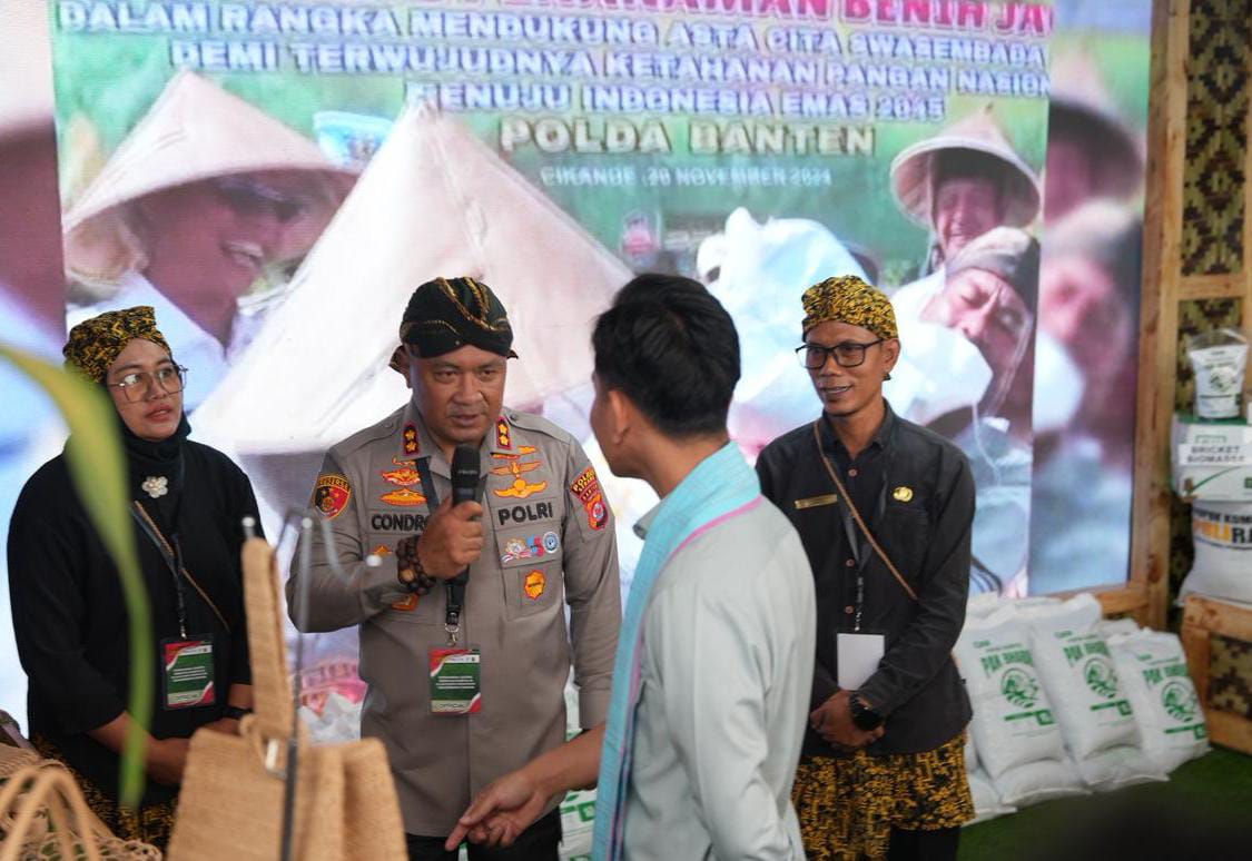 Wapres RI Apresiasi Kapolres Serang Dalam Program Ketahanan Pangan Nasional