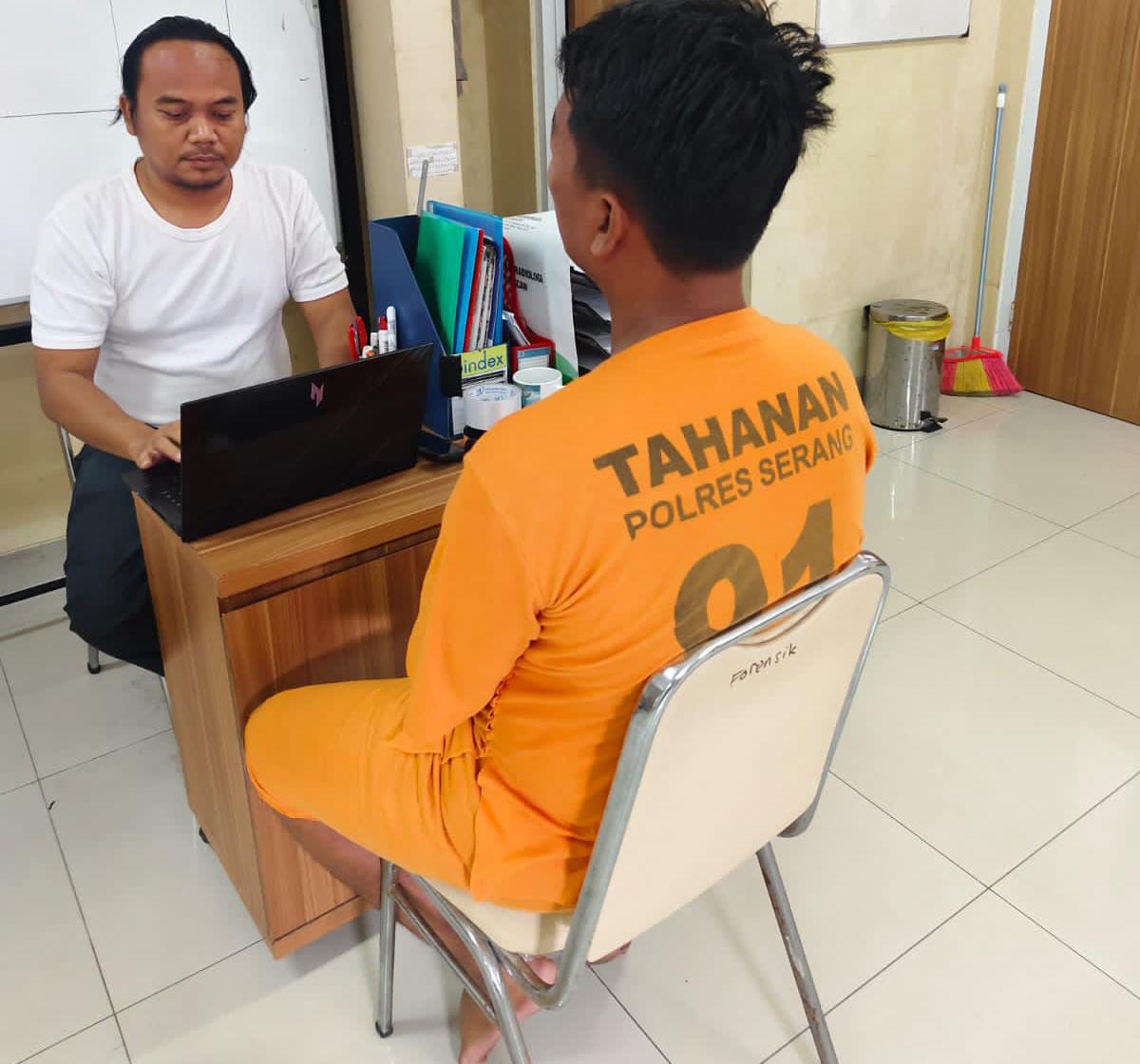 Guru Bejad Pelaku Cabul Siswi SMP di Amankan PPA Polres Serang