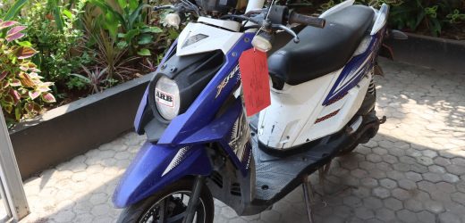 Maling Motor Yamaha X Ride  di Cilegon Kepergok Pemilik, Diteriaki Maling Lalu Dimassa