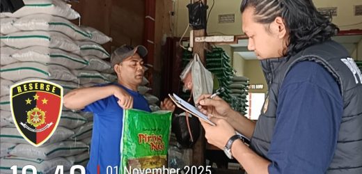 Tekan Inflasi, Polres dan Disperindag Cilegon Terus Pastikan Harga Beras Tetap Stabil
