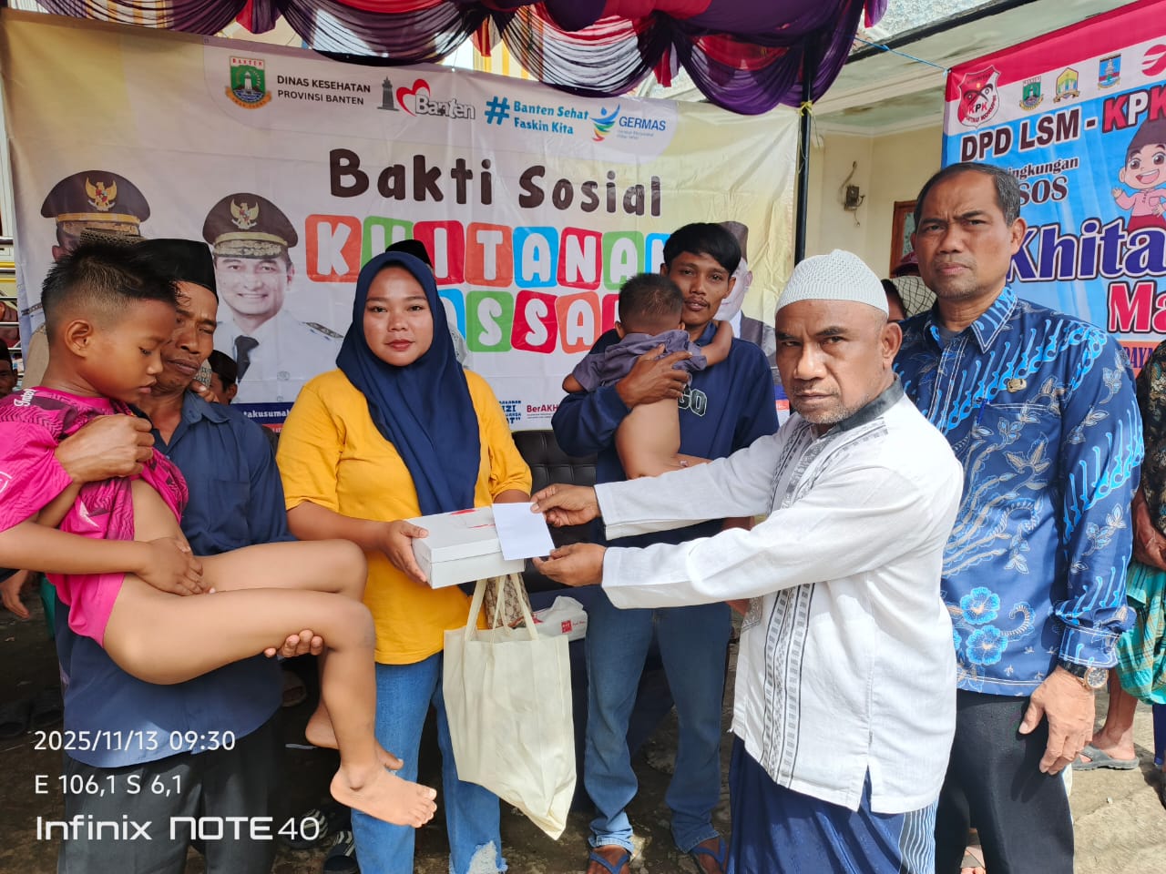 LSM KPK Nusantara bersama Dinkes dan DPRD Banten Gelar Khitanan Massal: Bukti Nyata Kepedulian Untuk Masyarakat