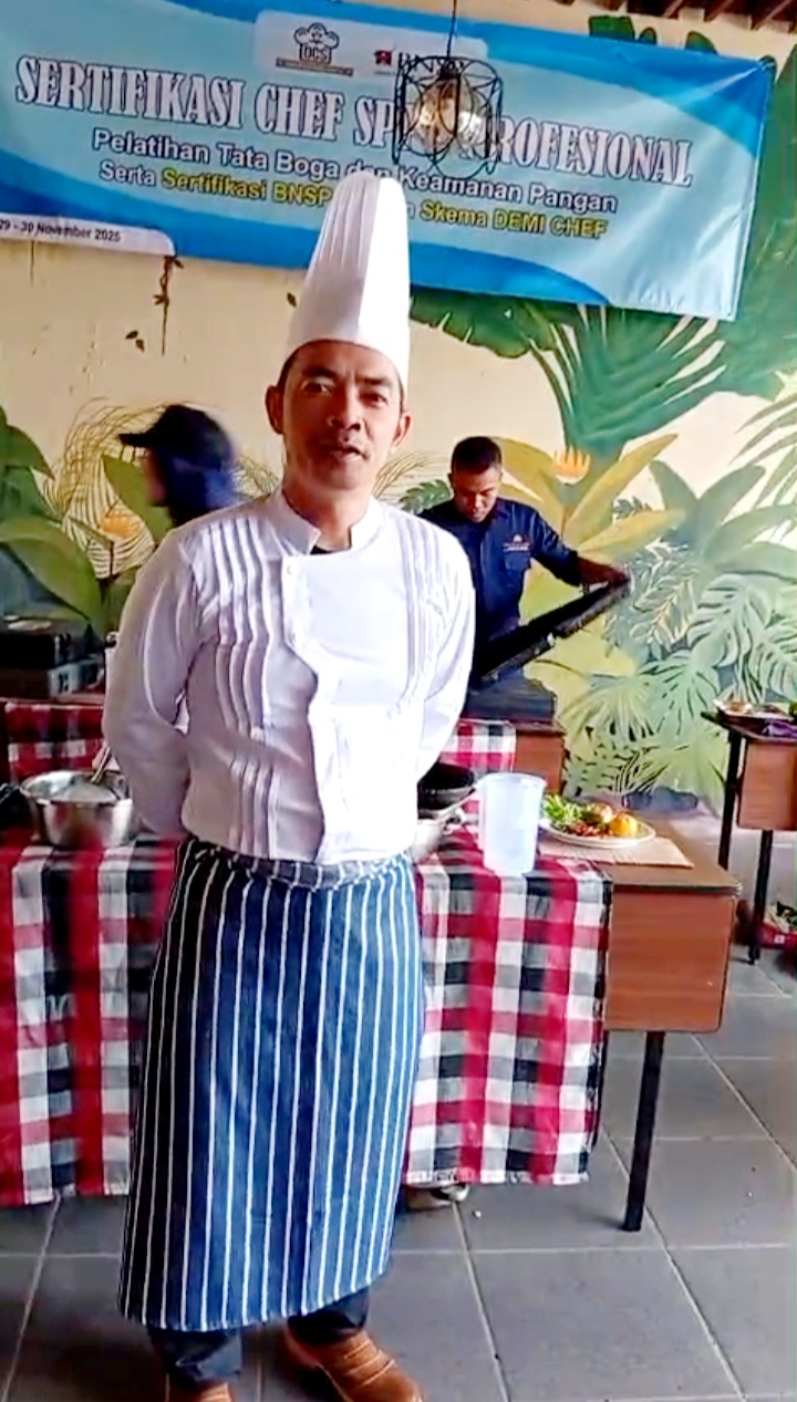 Pelatihan Sertifikasi Chef SPPG Profesional Di Kota Serang Banten.