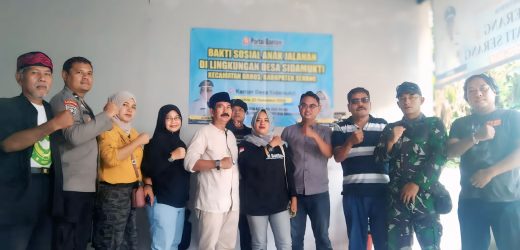 Portal Banten Gelar Baksos untuk Anak Jalanan dan Yatim di Desa Sidamukti Baros