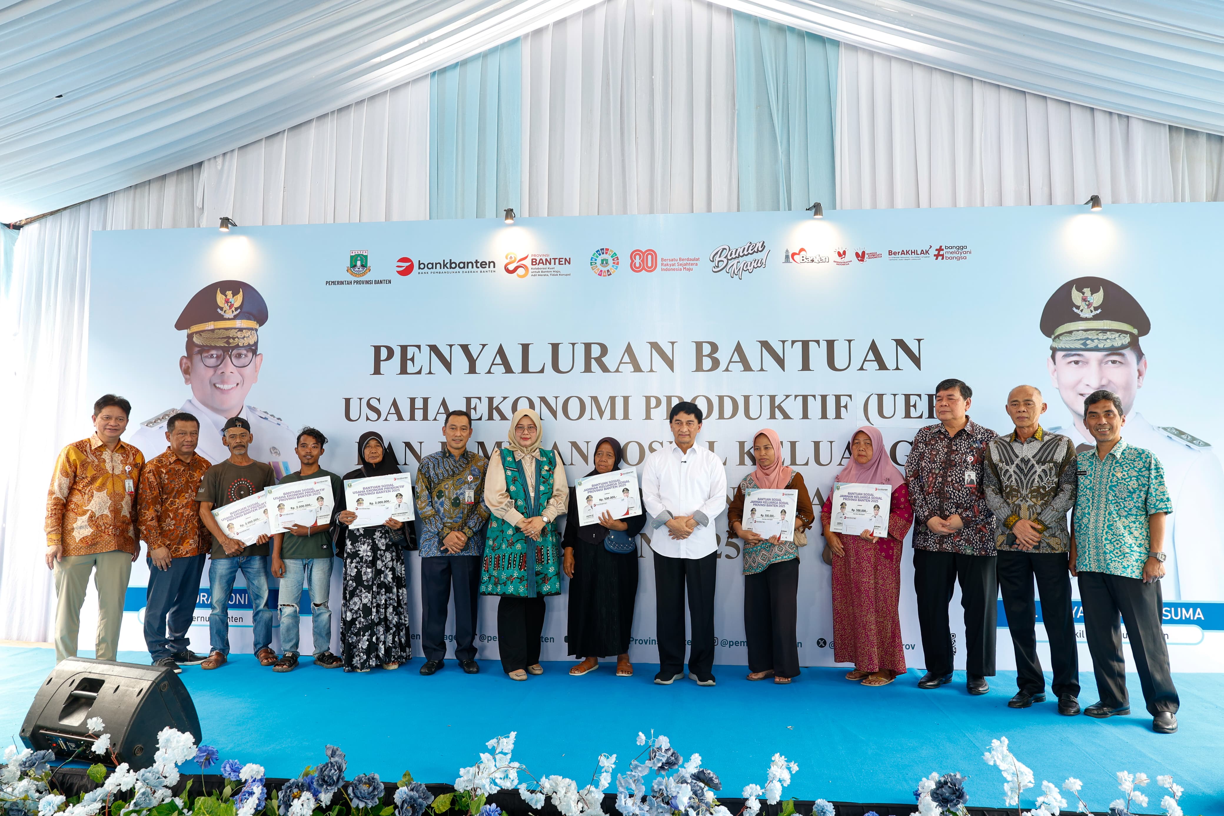 Dukung Peningkatan Kesejahteraan Masyarakat, Bank Banten Salurkan Bantuan Sosial