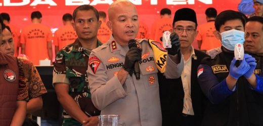Polda Banten Musnahkan 12 Kg Narkoba dan Ribuan Botol Miras