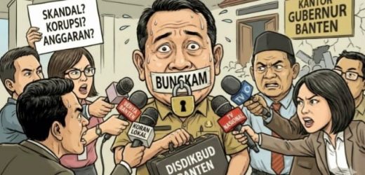 Proyek SMKN 1 Baros Belum Rampung, Disdikbud Provinsi Banten Bungkam Ketika Dikonfirmasi Wartawan