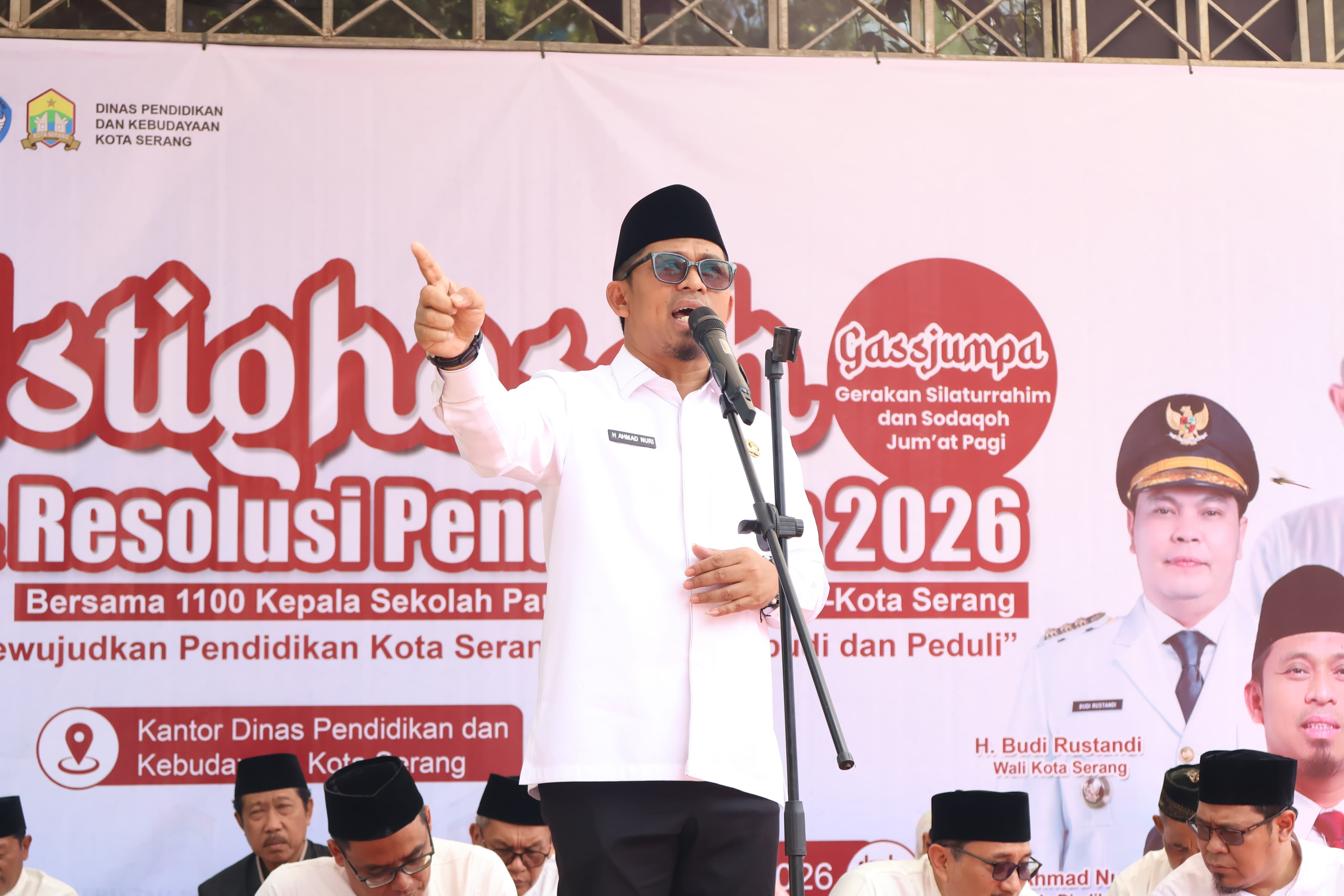1.100 Kepala Sekolah se-Kota Serang Ikuti Istighosah dan Penetapan 9 Resolusi Pendidikan 2026