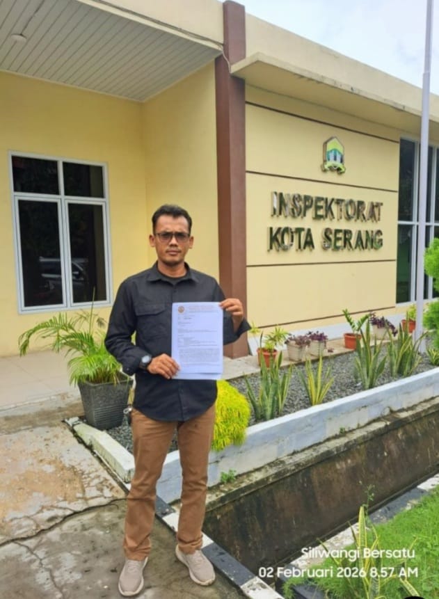 LSM Siliwangi Bersatu Resmi Laporkan Lurah Serang ke Inspektorat Kota Serang