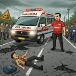 Diduga Merenggut Nyawa Akibat Jalan Rusak Di Wilayah Gardu Tanjak Pandeglang