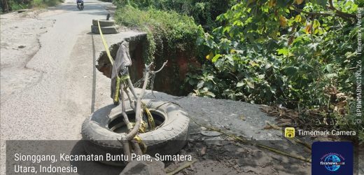 Jalan lintas Kisaran–Pematang Siantar di Buntu Pane, Asahan, nyaris putus akibat longsor, Warga keluhkan kerusakan 15 KM selama 2 tahun tanpa perbaikan, akses ekonomi terancam