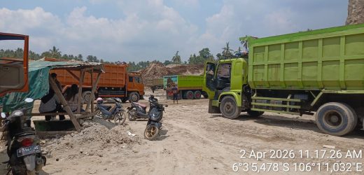 Kolebat Soroti Tambang Pasir Dikecamatan Mancak Kabupaten Serang