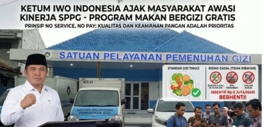 Ketum IWO Indonesia Ajak Masyarakat Awasi Kinerja Mitra Program MBG