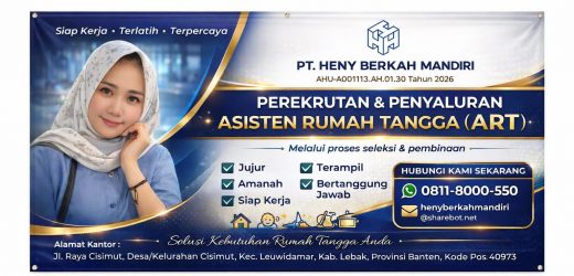 PT.Heny Berkah Mandiri Buka Ruang Jasa Tenaga Kerja Asisten Rumah Tangga Kini Hadir Di Tengah Masyarakat