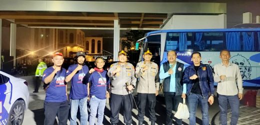 Kapolresta Serang Kota Pimpin Pengamanan Pemberangkatan Massa buruh Menuju Jakarta