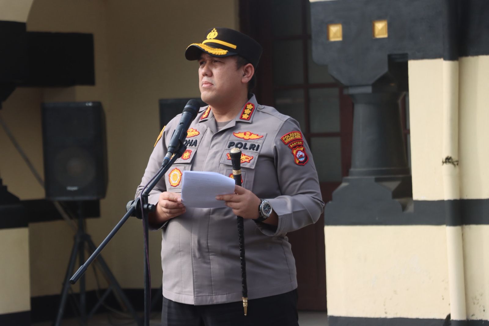 Polresta Serang Kota Komitmen Berikan Sanksi Tegas terhadap Personel yang Melakukan Pelanggaran