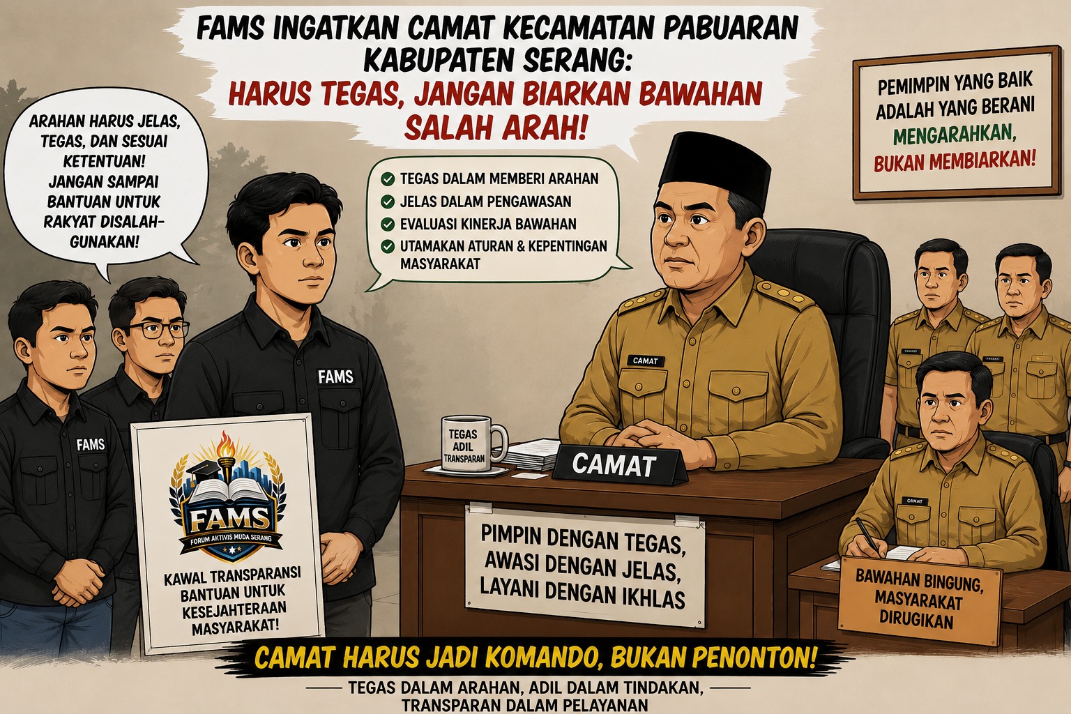 Dugaan Penyalahgunaan Realisasi Bantuan BAZNAS di Kecamatan Pabuaran, FAMS Desak Transparansi dan Evaluasi