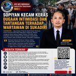 Ketua DPD IWOI Kabupaten Tangerang Sopiyan Kecam Keras Dugaan Intimidasi dan Tantangan Terhadap Wartawan di Sukadiri