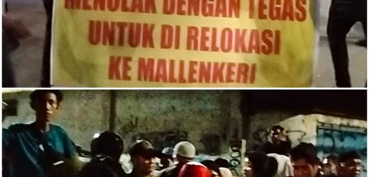 Penataan dan penertiban PK5  di Jl. Veteran  Utara menuai aksi protes.