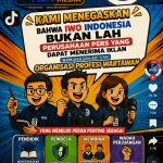 Sikapi Polemik Media Sosial, IWO Indonesia Tegaskan Posisi Sebagai Organisasi Profesi Wartawan, Bukan Perusahaan Pers Pencari ADV
