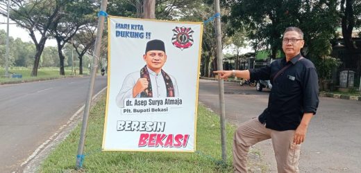 Pemasangan Spanduk “Caper” AOB Tuai Kecaman, Tokoh Muda Bekasi: Jangan Bikin Gaduh, Saatnya Kerja!