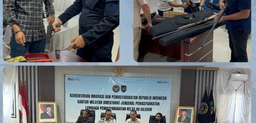 Lapas Cilegon Terima Kegiatan Penyelidikan dan Pengecekan Senjata Api oleh Polda Banten