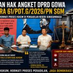 Pemkab Gowa Hormati Proses Gugatan Hak Angket di Pengadilan