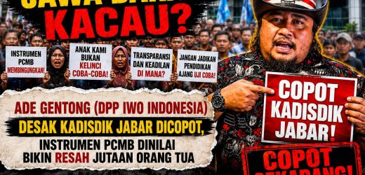 PCMB 2026 Jawa Barat Dinilai Kacau, Ade Gentong Desak Kepala Dinas Pendidikan Jabar Dievaluasi