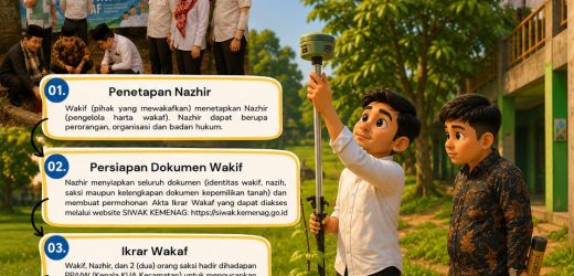 Kenali 5 Tahapan Sertipikasi Tanah Wakaf, Langkah Penting Melindungi Aset Umat