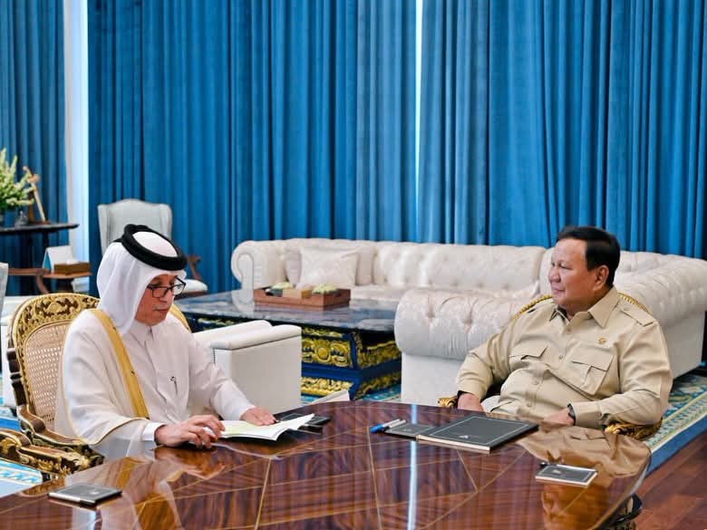 Presiden Prabowo Terima Menlu Qatar, Bahas Penguatan Investasi dan 50 Tahun Hubungan Diplomatik